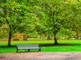 秋のロンドン　グリーン・パーク