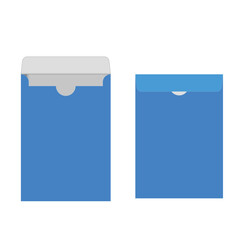 Envelope Size 22.9 x 32.4 cm dieline template, 3d box