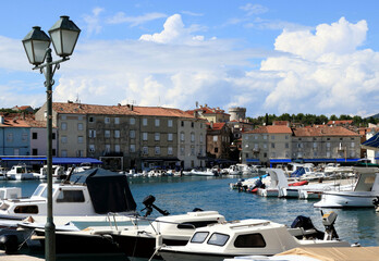 the port of Cres, island Cres, Croatia