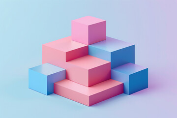 Obraz premium 3d rendered background, creative illustration