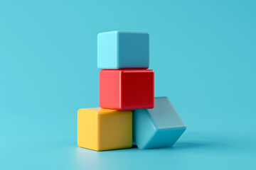 Obraz premium 3d rendered background, creative illustration