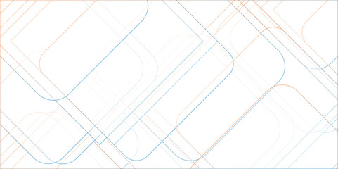 Abstract Multicolor Stripes background design with layers of Geometric shapes with digital connection of lines vector futuristic digital landscape with lines Futuristic geometric shape realistic lines