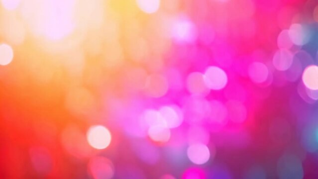 Bright Holiday Bokeh Glow Abstract Light Glow Background with Purple Energy
