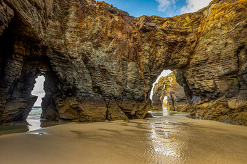 Beach of the Cathedrals, Ribadeo Galicia, Lugo, Spain