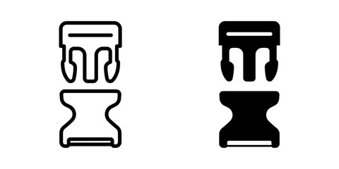 Buckle icon. for mobile concept and web design. vector illustration