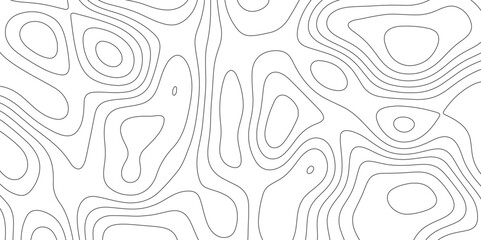 Abstract design seamless pattern with line topographic map. geographic mountain relief. retro topographic map. geographic contour map grid backdrop paper texture. terrain path isolated on background.