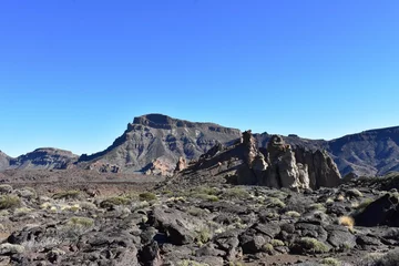 Foto op Canvas Los Roques de García dans la Caldeira de las Cañadas au cœur du parc national du Teide à Ténérife dans les îles Canaries © Pauline