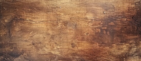 A close up of a brown hardwood flooring with a textured wood stain in a rectangle pattern...