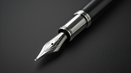 Simple pen plain background