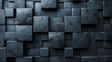 Full-frame coverage of blue-hued blocks with an emphasis on their weathered texture and color uniformity