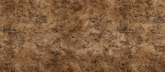 Close up of a intricate patterned brown carpet texture resembling fur or soil, with shades of beige...