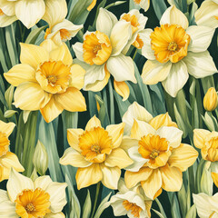 daffodil flowers - 764044136