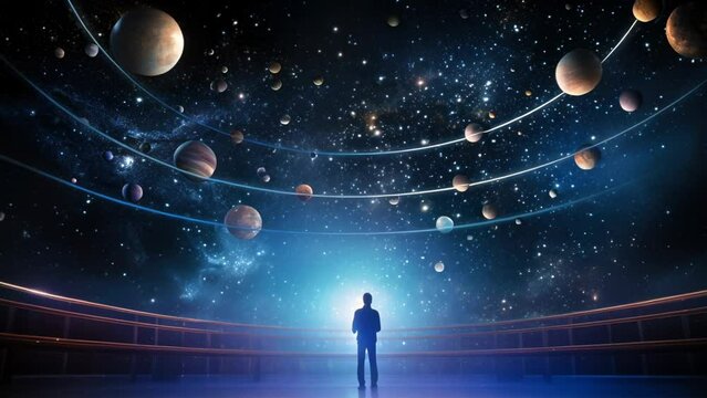 Junior stargazer thrilled by planetarium visit