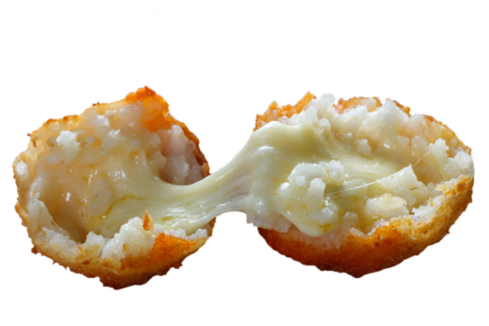 Fried rice balls. Traditional from Brazil where it is called Bolinho de arroz.