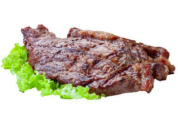 Fresh grilled meat. Grilled beef steak