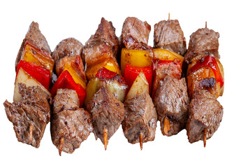 Barbecue meat skewer