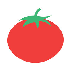 vector tomato icon on white background