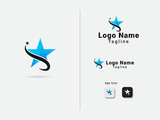 Star success logo. People. Star logo. Education. Colorful design. Premium.Success logo design with a star. People. Success student. Finance