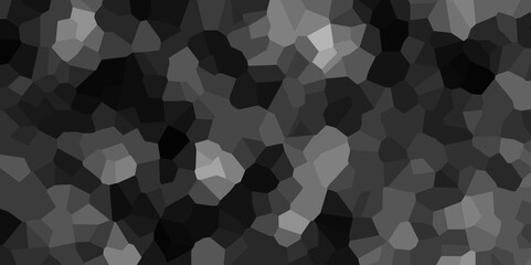 Abstract white and black broken stained glass background design with line. geometric polygonal background with different figures. low poly crystal mosaic background. geometric triangle shape. - obrazy, fototapety, plakaty