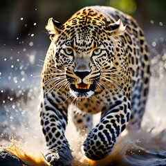 Aggressive Leopard
