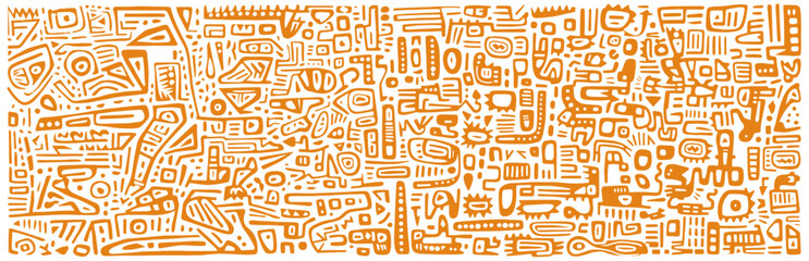 Abstract pattern. golden Tribal Background Designs. Ethnic background, african style.