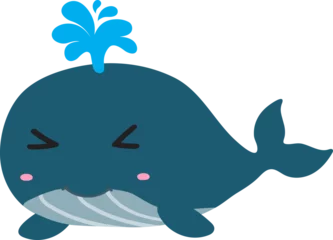 Store enrouleur Baleine cute whale cartoon, sea animal