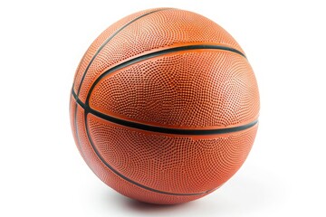 Obraz premium Ball basketball isolated as a sports on over white background