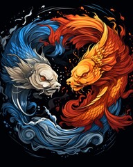 Pisces zodiac sign illustration for astrology, horoscope predictions, and zodiac content