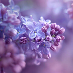 Lilac blossom. 