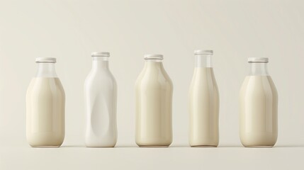 blank milk packaging design, commercial photography, natural, mellow, sweet, make people want to drink.
