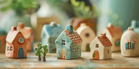An image of ceramic house model