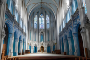 Obraz premium interior of the cathedral 