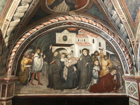 St. Benedict Fresco from Subiaco
