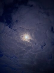 Fototapeta premium moon and clouds