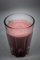 A glass of pomegranate is a healthy drink