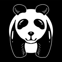 Panda logo. Vector illustration for your design - 764066342