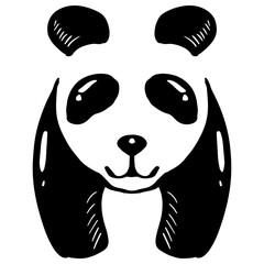 Panda logo. Vector illustration for your design - 764066351