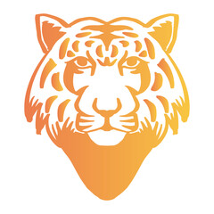 Tiger head. Hand drawing. Vector illustration for your design - 764066385