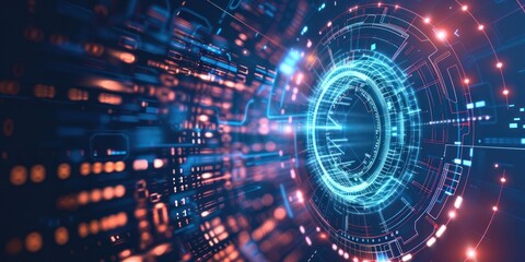Obraz premium Generate a photo of future technology background