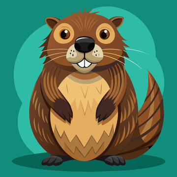 beaver cartoon illustration
