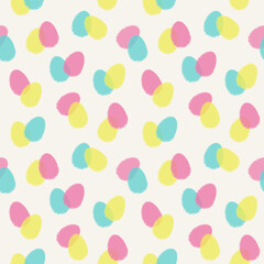 Minimalist Easter background. Seamless pattern. Design for a card, wrapping paper. Vector illustration