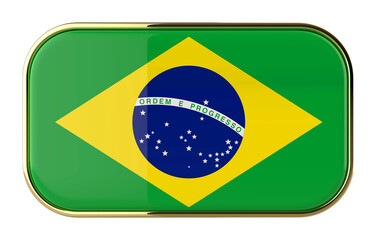 Brazil Flag 3D icon