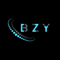 BZY letter logo abstract design. BZY unique design. BZY.