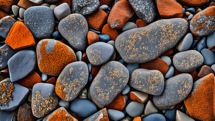 Background composed of pebbles
 - obrazy, fototapety, plakaty