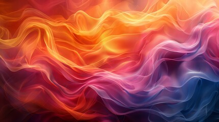 Obraz premium Abstract colorful wave patterns