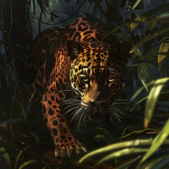 In the Heart of the Jungle: An Intimate Glimpse into the Life of a Majestic Jaguar