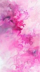 Abstract pink and white fluid art background