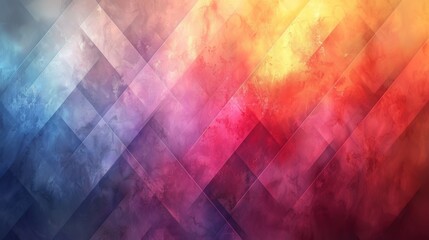 Colorful abstract geometric background - obrazy, fototapety, plakaty