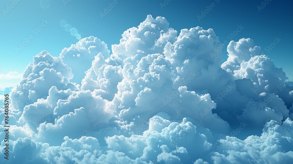 Aufkleber clouds with different realistic and transparent effects. modern illustration.