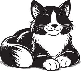 Whimsical Felines: Abstract and Cartoonish Cat Illustrations